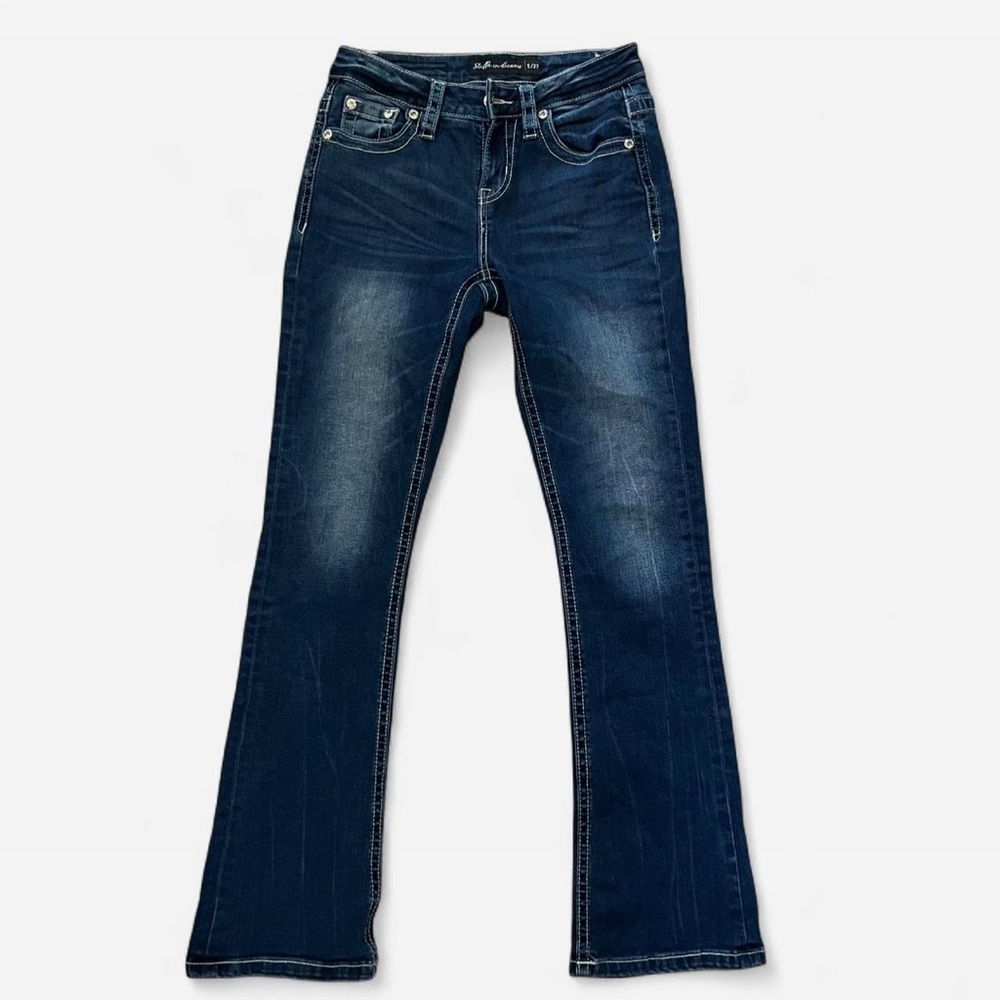 Womens Stella in Dreams Mid-rise Y2K Boot Cut Jeans